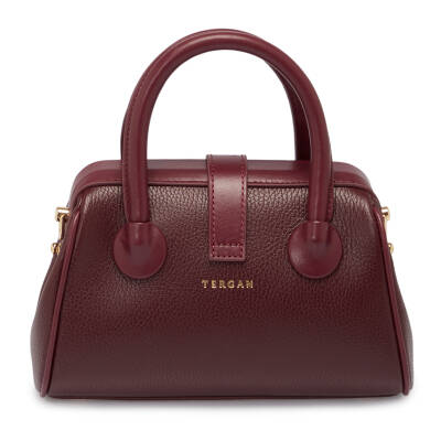 Bordo Deri Kadın Omuz Çantası - S25Y1BC80442-D8M - 1