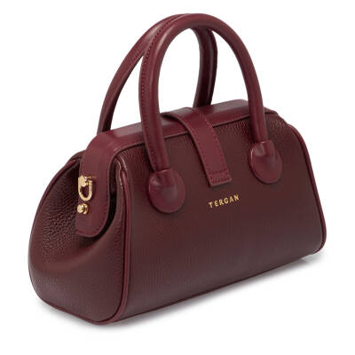 Bordo Deri Kadın Omuz Çantası - S25Y1BC80442-D8M - 2