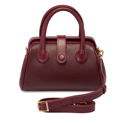 Bordo Deri Kadın Omuz Çantası - S25Y1BC80442-D8M - 3