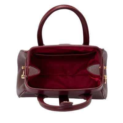 Bordo Deri Kadın Omuz Çantası - S25Y1BC80442-D8M - 4