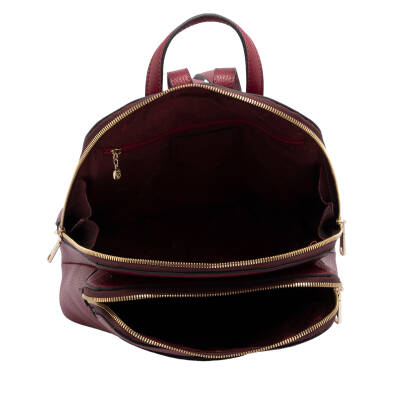Bordo Deri Kadın Sırt Çantası - S1SR00079802-M71 - 4