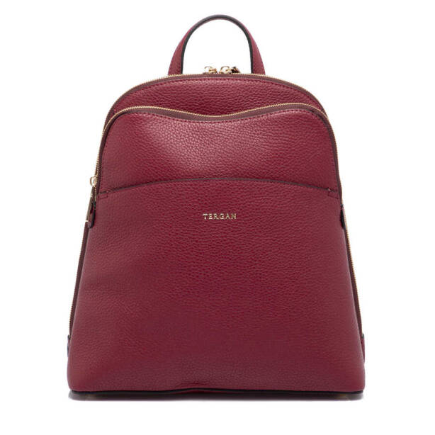 Bordo Hakiki Deri Kadın Sırt Çantası - S1SR00079802-M71 