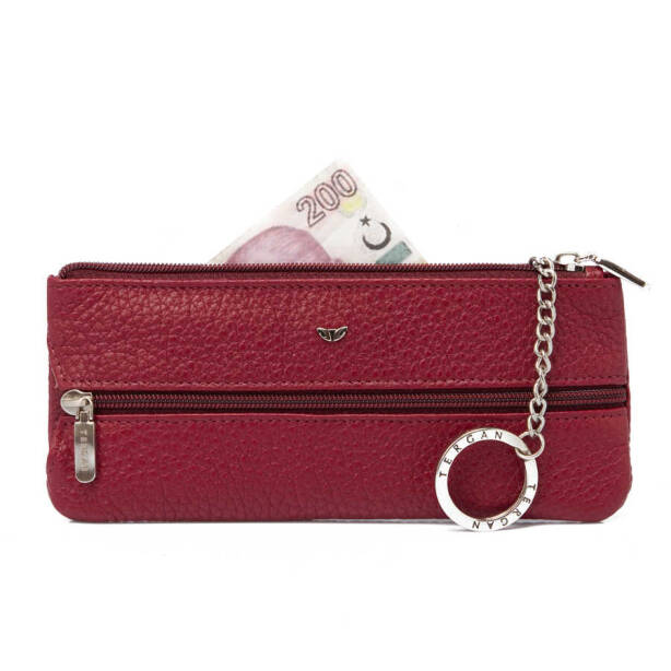Bordo Deri Unisex Anahtarlık - S1AN00000157-M71 - 2