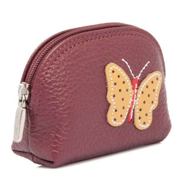 Bordo Deri Unisex Bozuk Paralık - S1BP00000156-M71 - 2