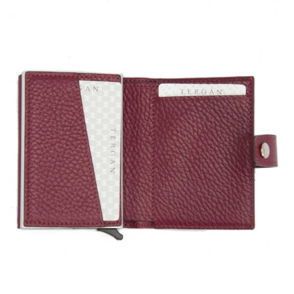 Bordo Hakiki Deri Unisex Kredi Kartlık - S1KK00000263-M71 - 2