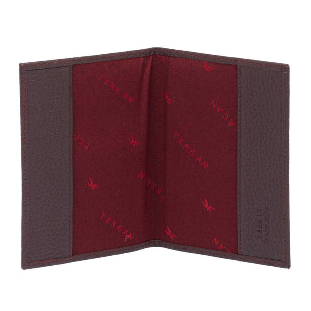 Bordo Hakiki Deri Unisex Pasaportluk - S1PS00001200-M5D - 2