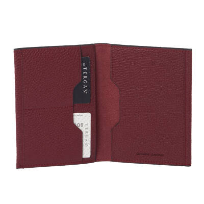 Bordo Deri Unisex Pasaportluk - S1PS00001657-M71 - 2