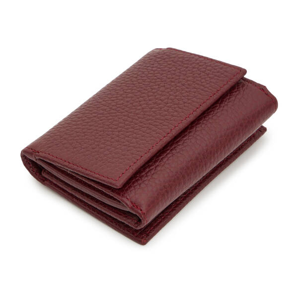 Bordo Hakiki Deri Kadın Cüzdan - S1CB00005819-M71 - 3