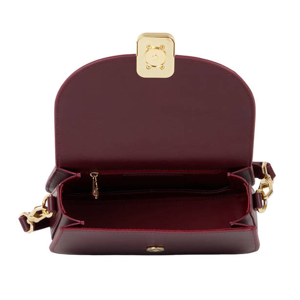 Bordo Hakiki Deri Kadın Omuz Çantası - S26K1BC80630-X31 - 4