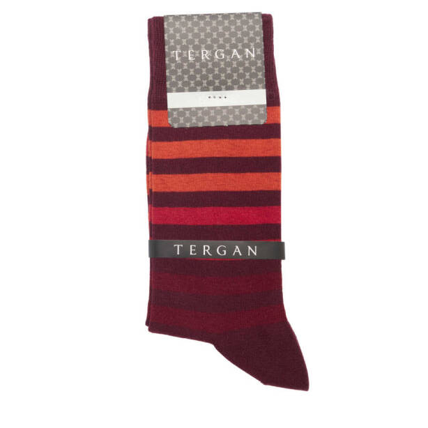 Bordo Pamuk Erkek Çorap - E23S1CR20274-A74 