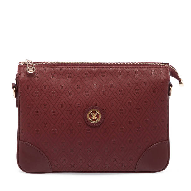 Bordo Print Kadın Çapraz Askılı Çanta - S26K1PR09090-R6P 