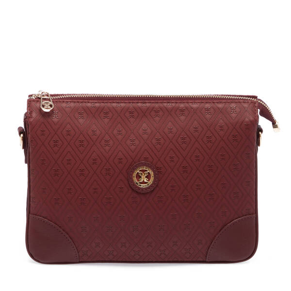 Bordo Print Kadın Çapraz Askılı Çanta - S26K1PR09090-R6P - 1