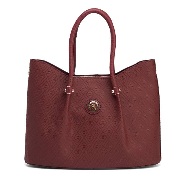 Bordo Print Kadın Çapraz Askılı Çanta - S26K1PR09195-R6P 