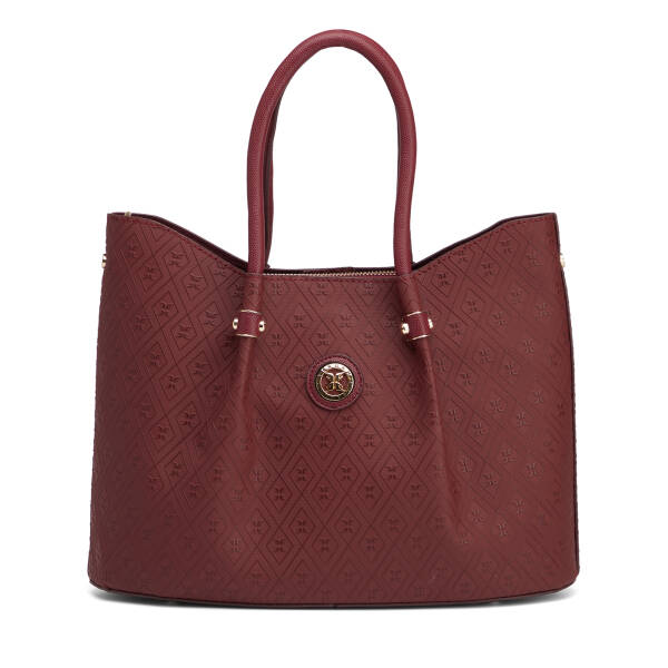 Bordo Print Kadın Çapraz Askılı Çanta - S26K1PR09195-R6P - 1