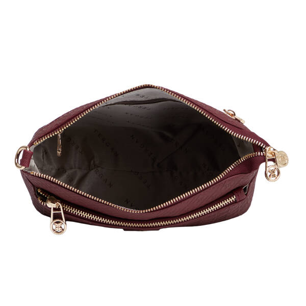 Bordo Print Kadın Çapraz Askılı Çanta - S26K1PR09209-R6P - 4