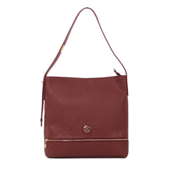 Bordo Print Kadın Çapraz Askılı Çanta - S26K1PR09210-R6P - 1