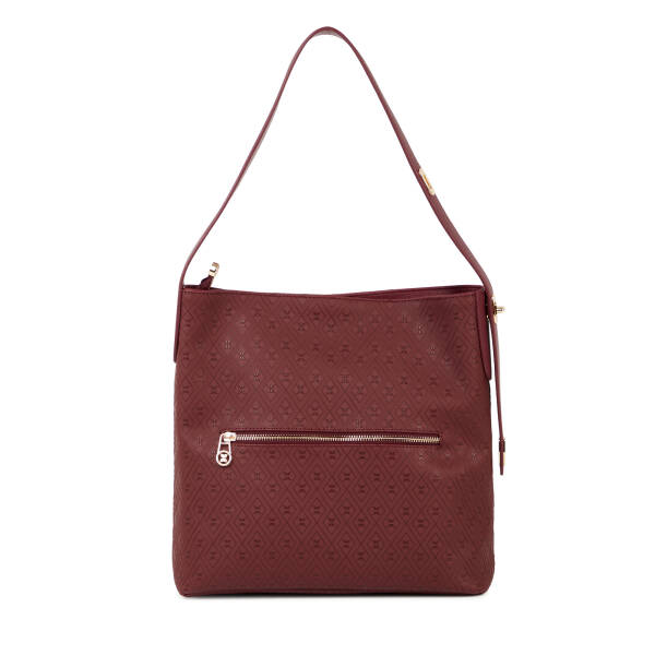 Bordo Print Kadın Çapraz Askılı Çanta - S26K1PR09210-R6P - 3