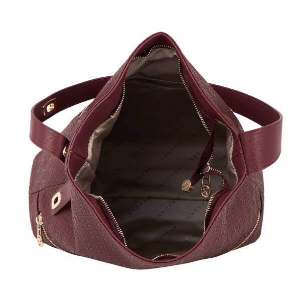 Bordo Print Kadın Çapraz Askılı Çanta - S26K1PR09210-R6P - 4