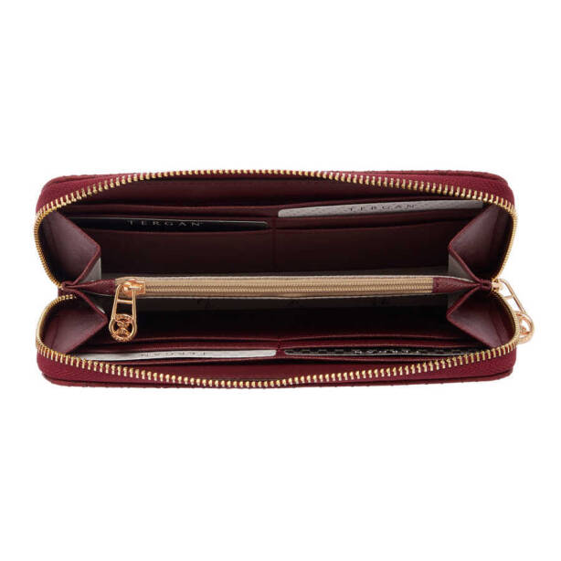 Bordo Print Kadın Cüzdan - S1CB00055813-R6P - 3