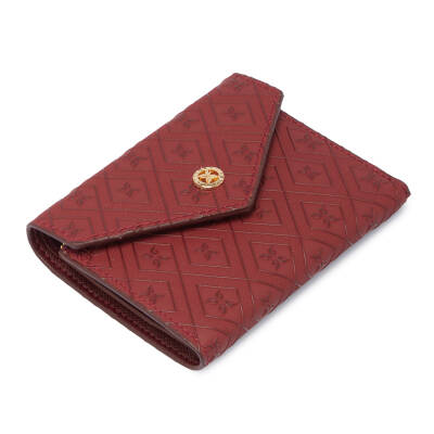 Bordo Print Kadın Cüzdan - S1CB00055814-R6P - 1