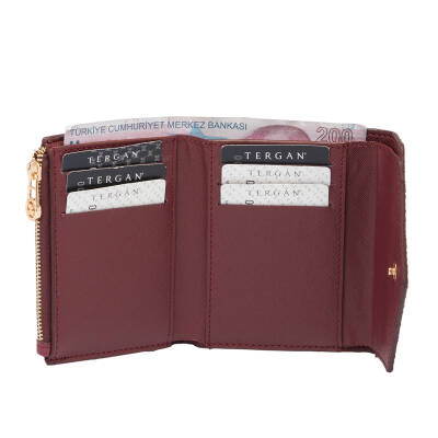 Bordo Print Kadın Cüzdan - S1CB00055814-R6P - 2