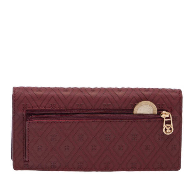 Bordo Print Kadın Cüzdan - S1CB00055817-R6P - 4