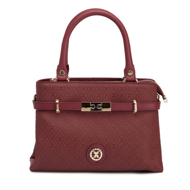 Bordo Print Kadın El Çantası - S26K1PR09196-R6P - 1
