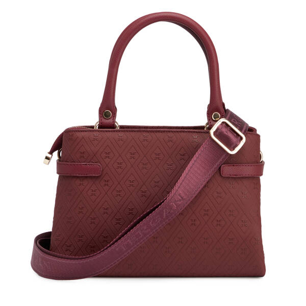 Bordo Print Kadın El Çantası - S26K1PR09196-R6P - 3