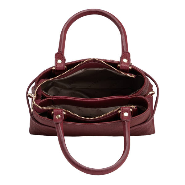 Bordo Print Kadın El Çantası - S26K1PR09196-R6P - 4