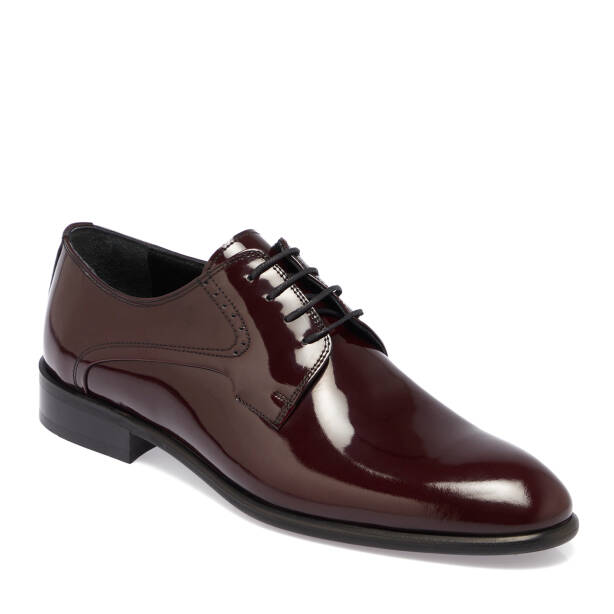 Bordo Rugan Deri Erkek Klasik Ayakkabı - E25S1AY57568-F14 - 1