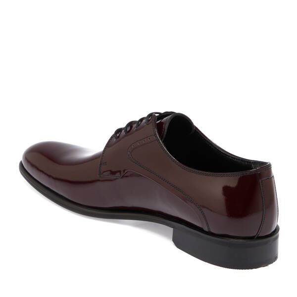 Bordo Rugan Deri Erkek Klasik Ayakkabı - E25S1AY57568-F14 - 2