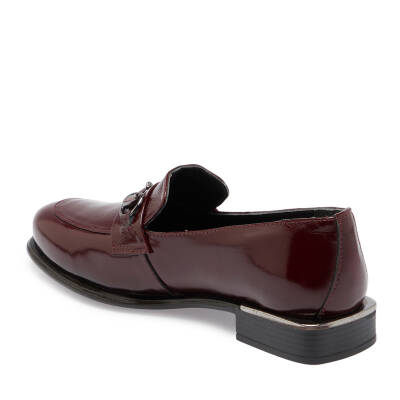Bordo Rugan Deri Kadın Makosen - K24S1AY67656-F14 - 2