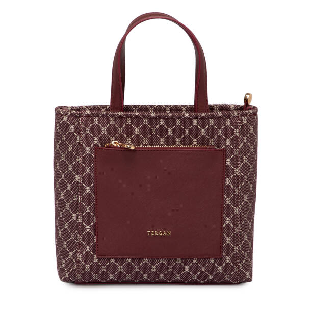 Bordo Tekstil Kadın Çapraz Askılı Çanta - S25K1TWC0719-V6K 