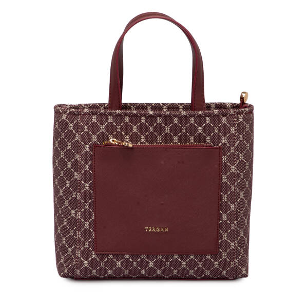 Bordo Tekstil Kadın Çapraz Askılı Çanta - S25K1TWC0719-V6K - 1