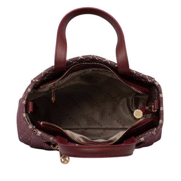 Bordo Tekstil Kadın Çapraz Askılı Çanta - S26K1TWC0719-V6K - 4