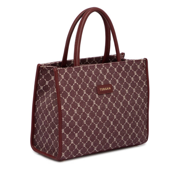 Bordo Tekstil Kadın El Çantası - S25K1TWC0702-V6K - 2
