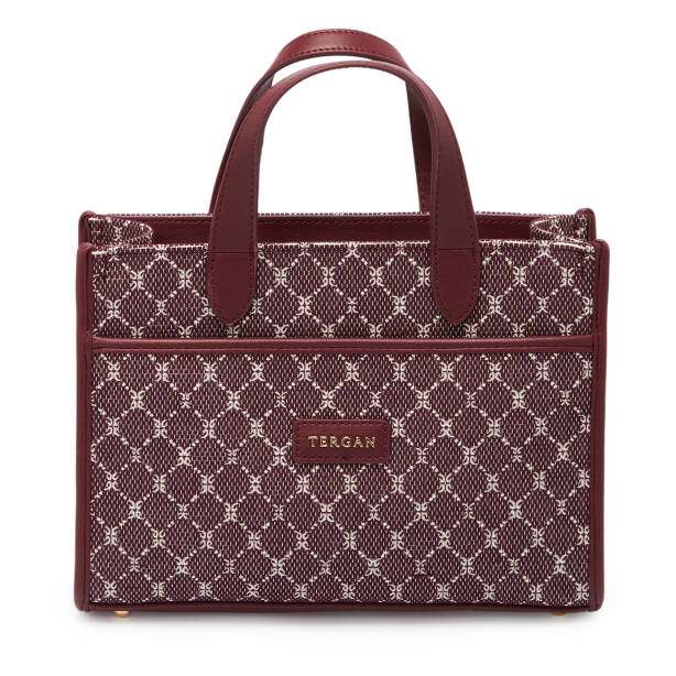 Bordo Tekstil Kadın El Çantası - S25K1TWC0703-V6K - 1