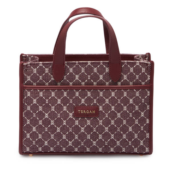 Bordo Tekstil Kadın El Çantası - S25K1TWC0703-V6K - 1