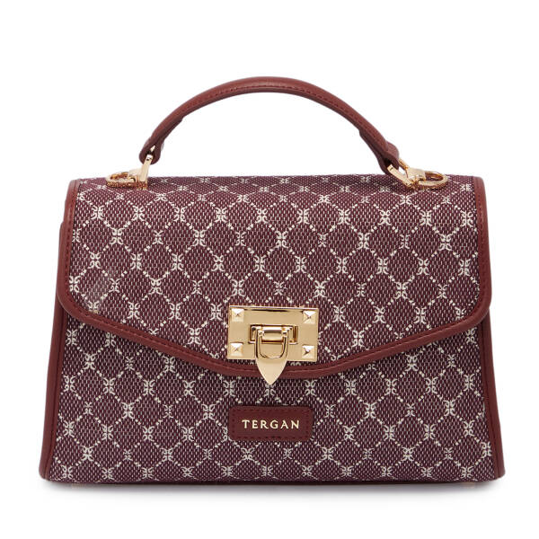 Bordo Tekstil Kadın El Çantası - S25K1TWC0714-V6K - 1