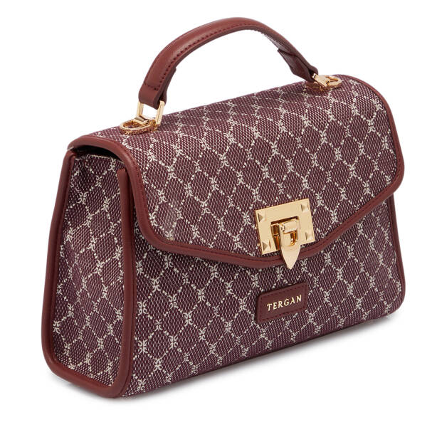 Bordo Tekstil Kadın El Çantası - S25K1TWC0714-V6K - 2