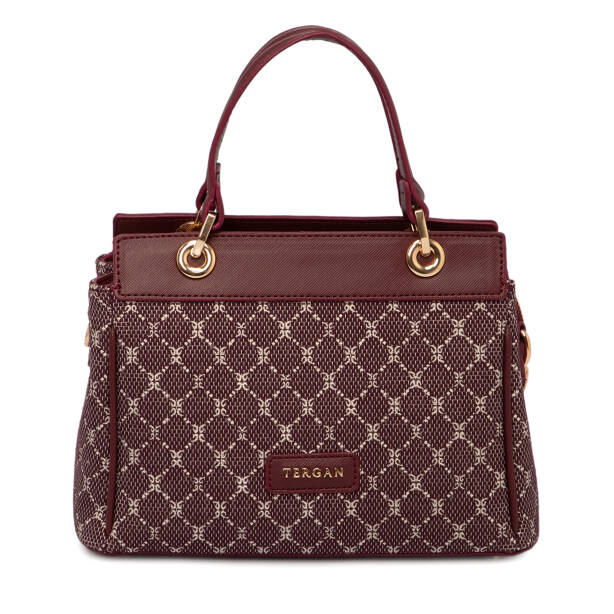 Bordo Tekstil Kadın El Çantası - S25K1TWC0720-V6K - 1