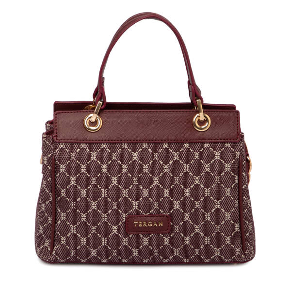 Bordo Tekstil Kadın El Çantası - S25K1TWC0720-V6K - 1