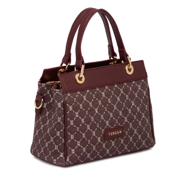 Bordo Tekstil Kadın El Çantası - S25K1TWC0720-V6K - 2