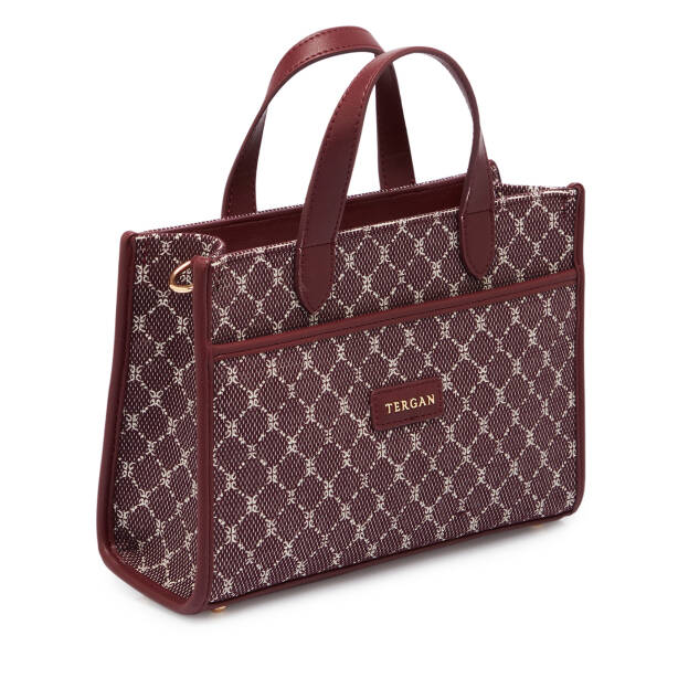 Bordo Tekstil Kadın El Çantası - S26K1TWC0703-V6K - 2
