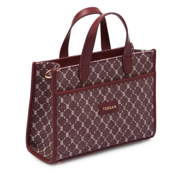 Bordo Tekstil Kadın El Çantası - S26K1TWC0703-V6K - 2