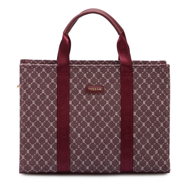 Bordo Tekstil Kadın El Çantası - S26K1TWC0709-V6K 