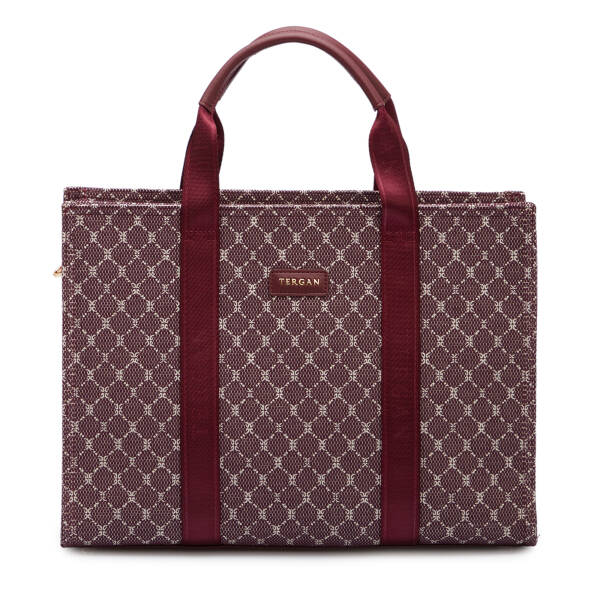 Bordo Tekstil Kadın El Çantası - S26K1TWC0709-V6K - 1
