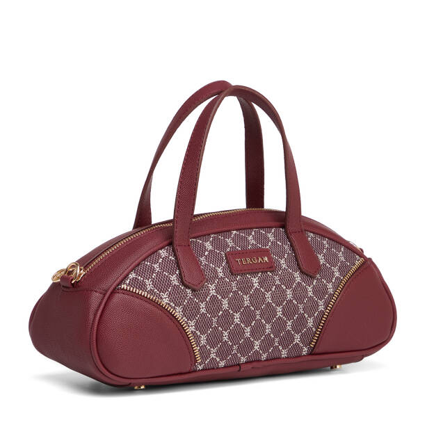 Bordo Tekstil Kadın El Çantası - S26K1TWC0727-V6K - 2