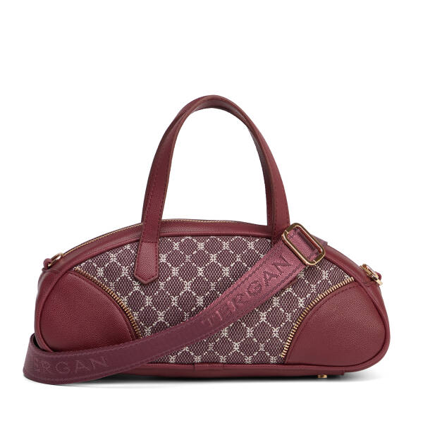 Bordo Tekstil Kadın El Çantası - S26K1TWC0727-V6K - 3