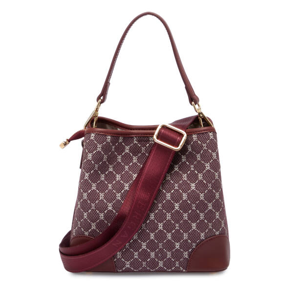 Bordo Tekstil Kadın Omuz Çantası - S25K1TWC0710-V6K - 3